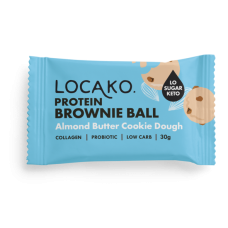 Protein Brownie Ball - Almond Butter Cookie Dough 30g by LOCAKO