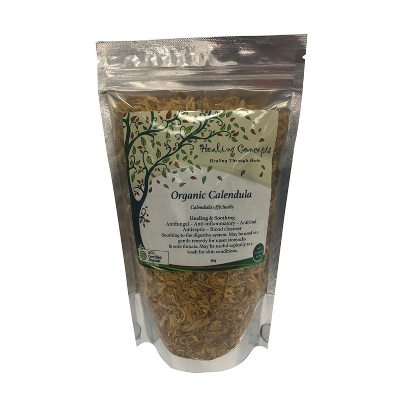 Organic Calendula Loose Leaf Tea 30g by HEALING CONCEPTS