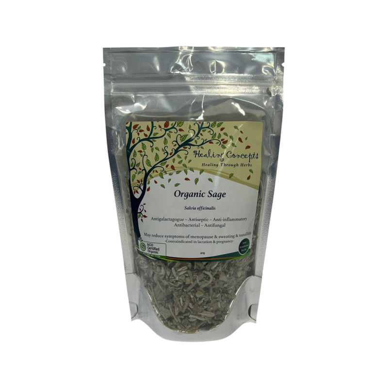 Organic Sage Tea 50g by HEALING CONCEPTS