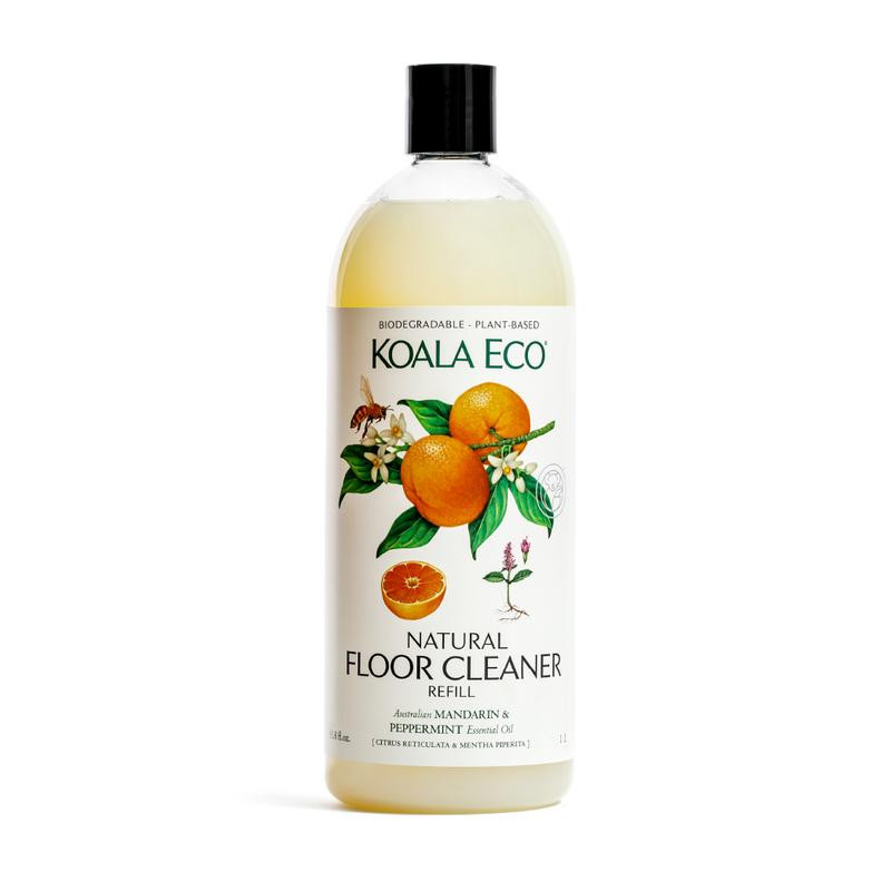 Natural Floor Cleaner Mandarin & Peppermint 1L by KOALA ECO