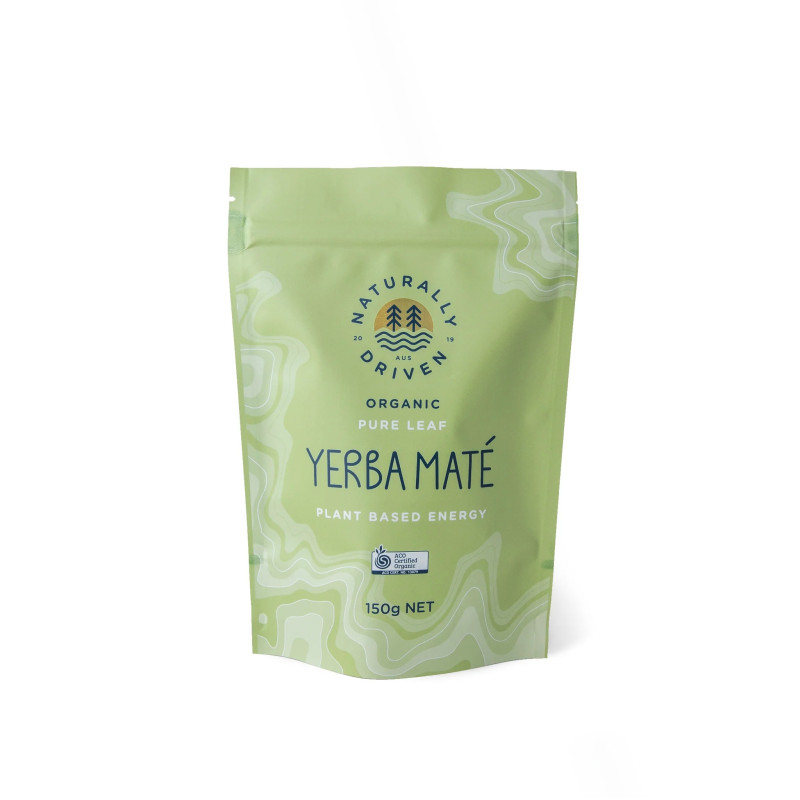 Organic Yerba Mate - Pure Leaf 150g by NATURALLY DRIVEN