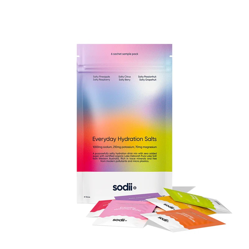 Everyday Hydration Salts Sample Pack (6 Sachets) by SODII