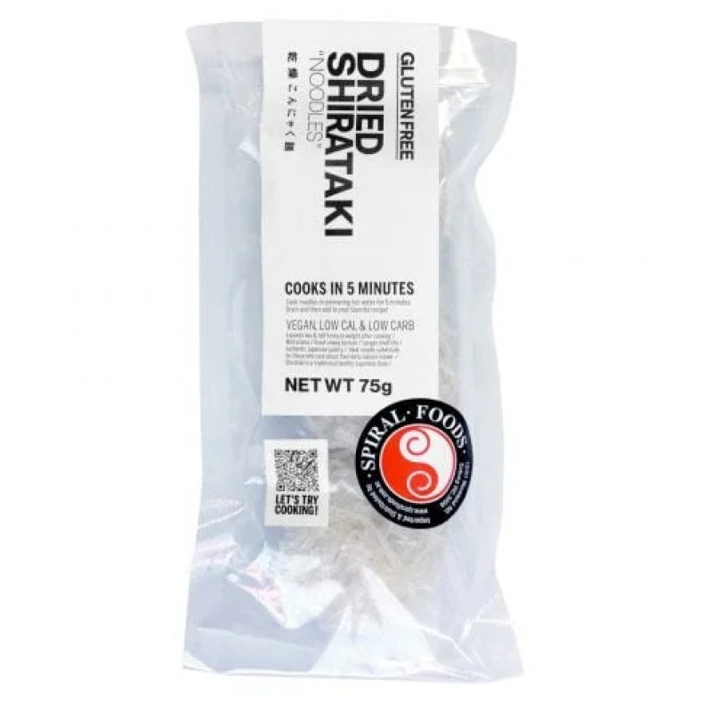 Dried Shirataki Noodles 75g by SPIRAL FOODS