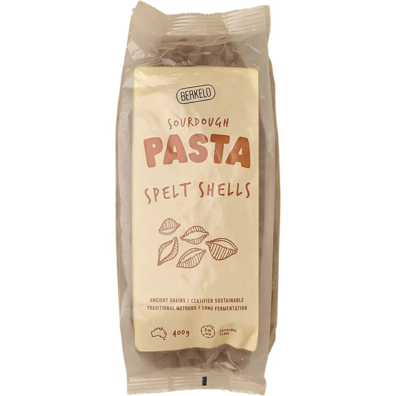 Sourdough Pasta - Spelt Shells 400g by BERKELO