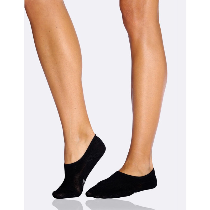 Womens Hidden Sock - Black / 3-9 by BOODY