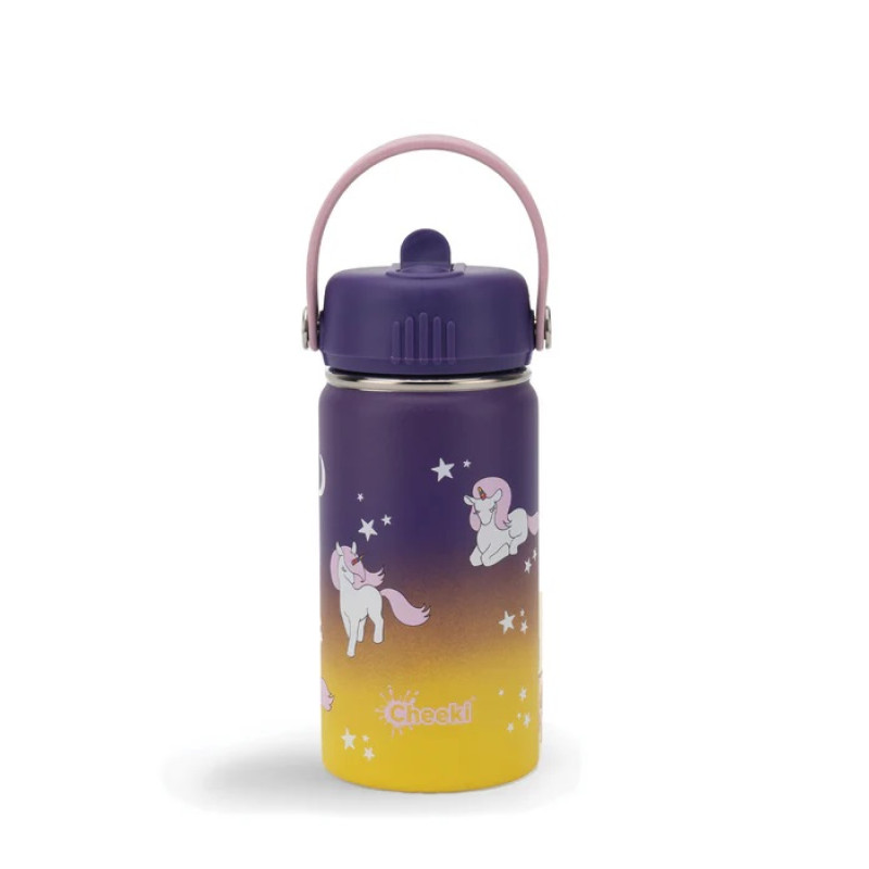 Insulated Kids Bottle - Unicorn 400ml by CHEEKI