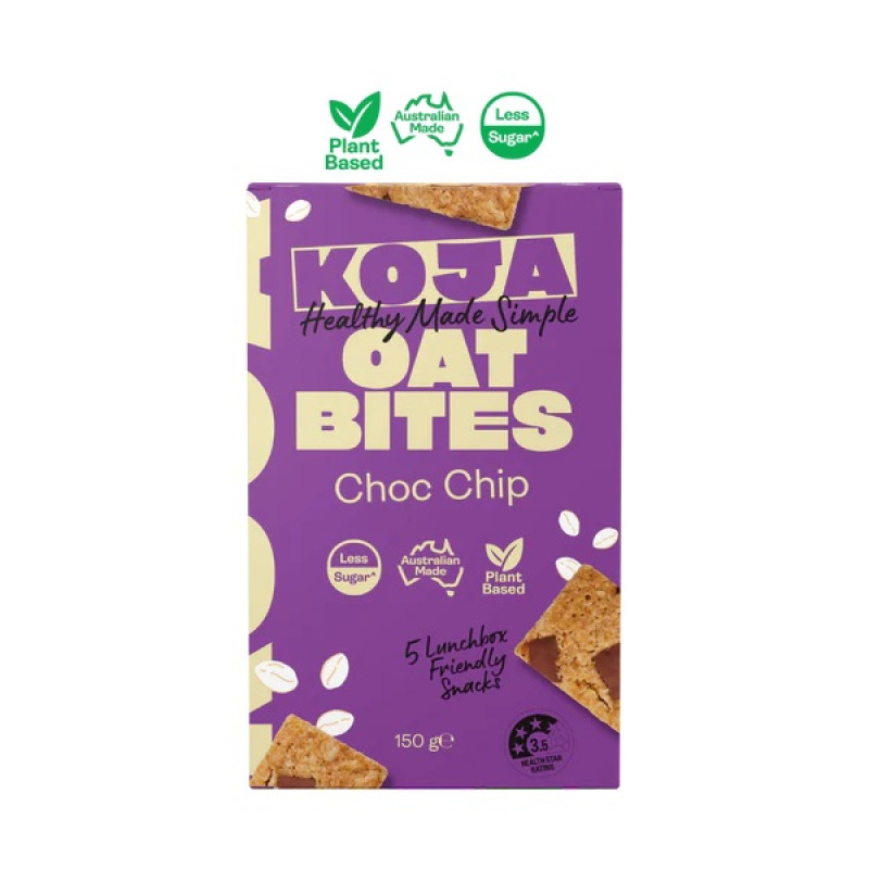 Oat Bites Choc Chip 5x30g by KOJA