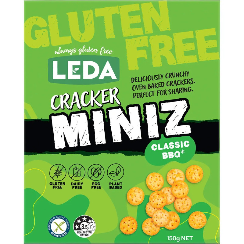 Miniz Crackers BBQ 150g by LEDA