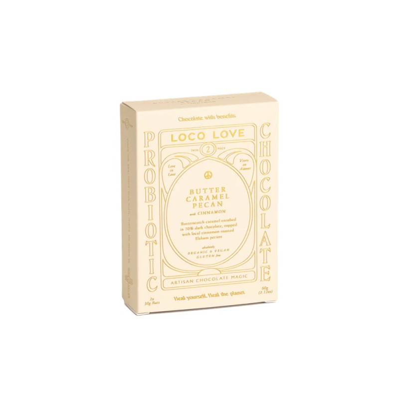 Butter Pecan Caramel Twin Pack 2x35g by LOCO LOVE