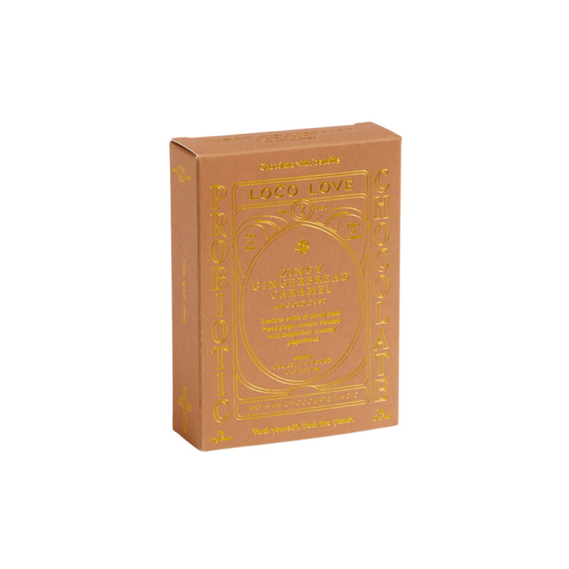 Zingy Gingerbread Caramel Twin Pack 2x30g by LOCO LOVE