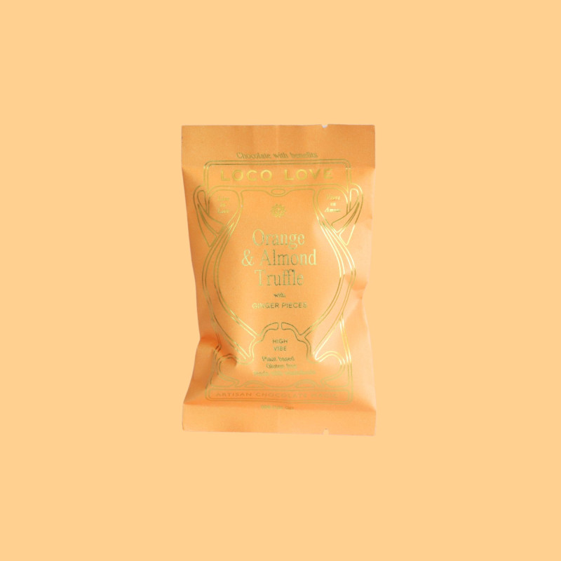 Orange & Almond Truffle Single 35g by LOCO LOVE