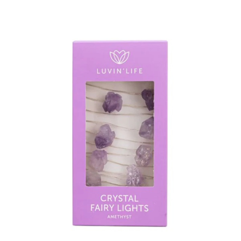 Crystal Fairy Lights - Amethyst by LUVIN LIFE