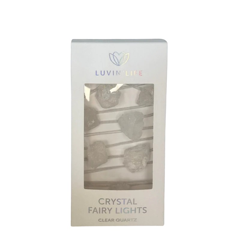 Crystal Fairy Lights - Clear Quartz by LUVIN LIFE