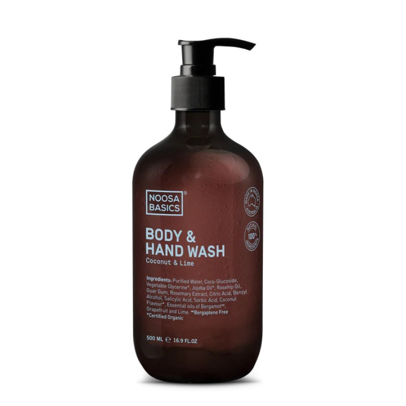 Body & Hand Wash Coconut & Lime 500ml by NOOSA BASICS