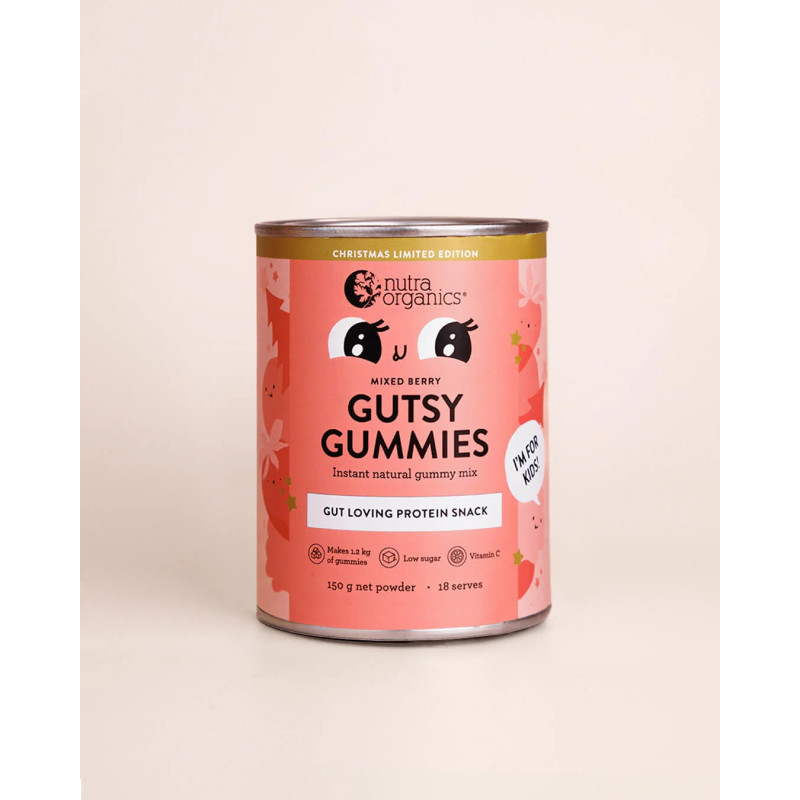 Gutsy Gummies - Mixed Berry 150g by NUTRA ORGANICS