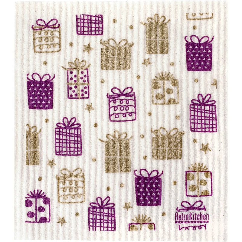 100% Biodegradable Dishcloth - Xmas Gifts by RETRO KITCHEN