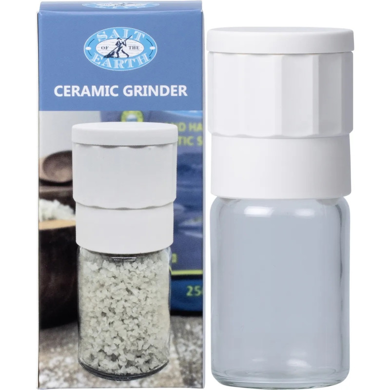 Celtic Sea Salt Coarse Ceramic Grinder by SALT OF THE EARTH