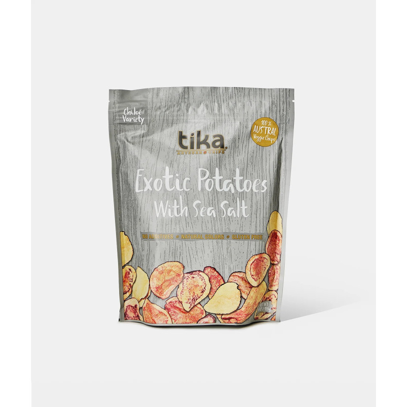 Chiloe Exotic Potatoes With Sea Salt Chips 135g by TIKA ARTESAN CHIPS