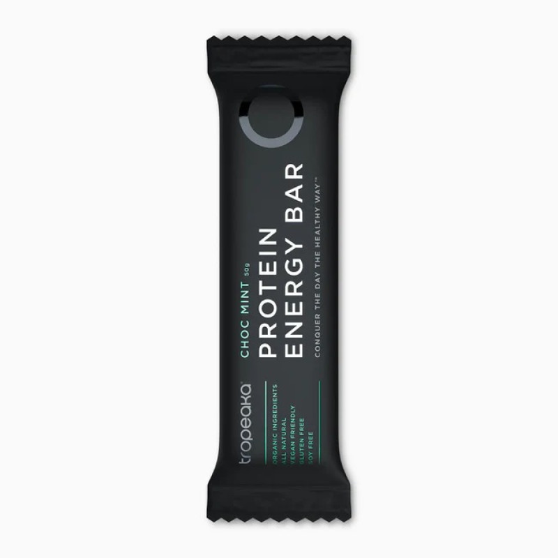 Protein Energy Bar Choc Mint 50g by TROPEAKA