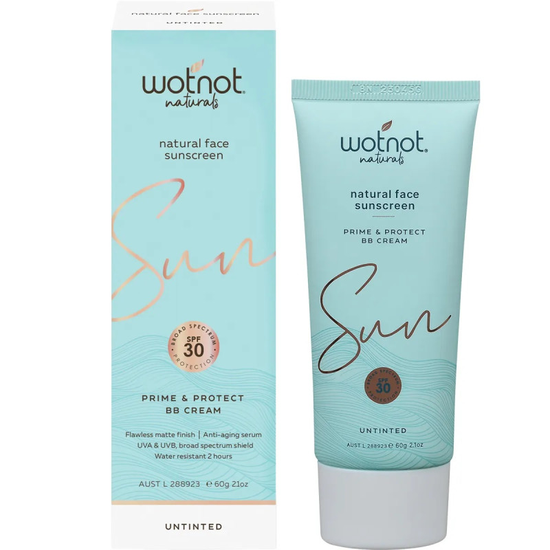 Prime & Protect Untinted BB Cream SPF30 60g by WOTNOT