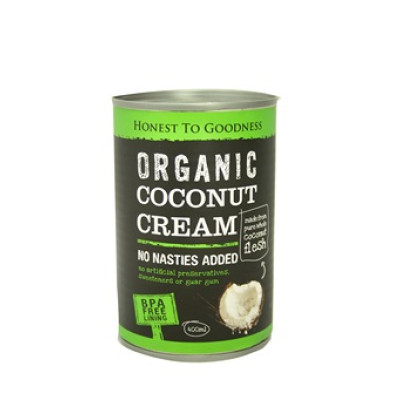 Coconut Cream 400ml by HONEST TO GOODNESS