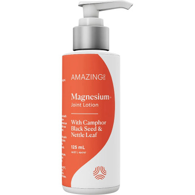 Magnesium Joint Lotion with Camphor, Black Seed & Nettle Leaf 125ml by AMAZING OILS