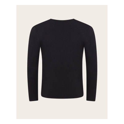 Men's Long Sleeve Crew T-Shirt - Black / S by BOODY