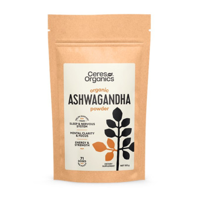 Organic Ashwaganda 100g by CERES ORGANICS
