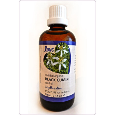 Black Cumin Seed Oil (Nigella Sativa) 100ml by LOVE OILS