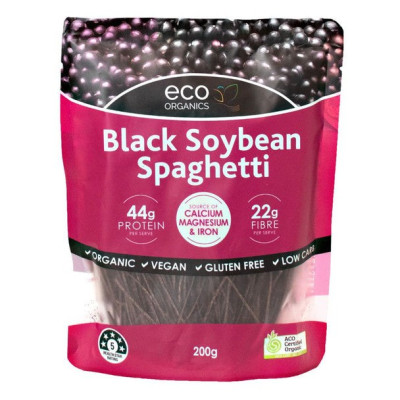 Black Soybean Spaghetti 200g by ECO ORGANICS