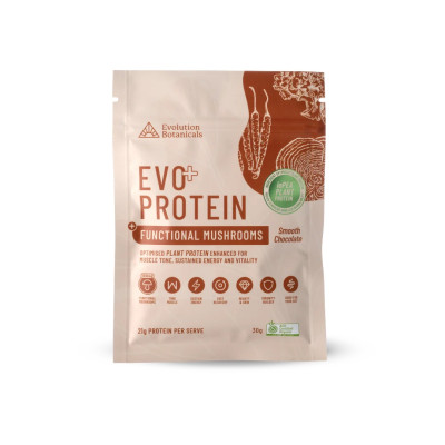 Evo Protein Functional Mushrooms - Smooth Chocolate 30g by EVOLUTION BOTANICALS