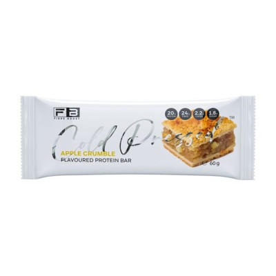 Cold Pressed Whey Protein Bar Apple Crumble 60g by FIBREBOOST