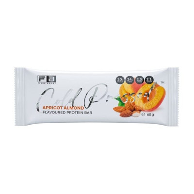 Cold Pressed Whey Protein Bar Apricot Almond 60g by FIBREBOOST