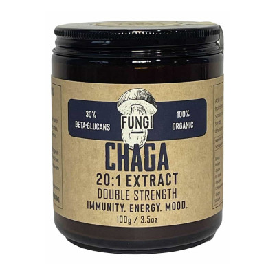 Chaga 20:1 Extract 100g by FUNGI