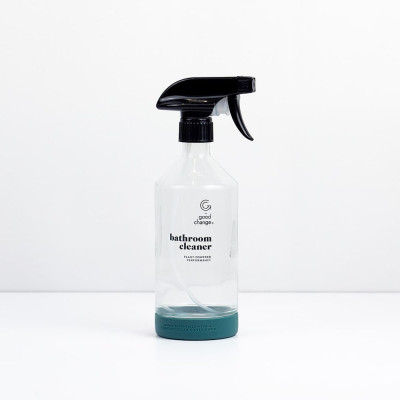 Bathroom Cleaner Glass Bottle 500ml by GOOD CHANGE STORE