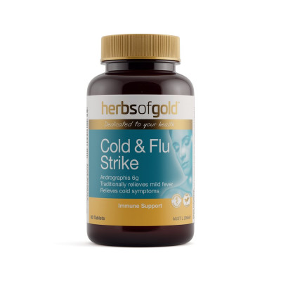Cold & Flu Strike Tablets (30) by HERBS OF GOLD