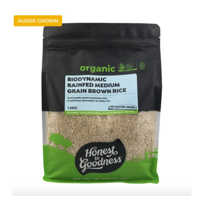 Biodynamic Rain-Fed Brown Rice 1.5kg by HONEST TO GOODNESS