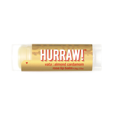 Almond Cardamom Rose Lip Balm by HURRAW!