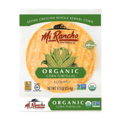 Organic Corn Tortillas (8) 264g by MI RANCHO