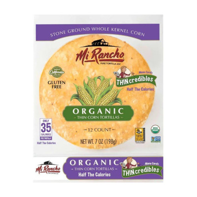 Thincredibles Organic Corn Tortillas (12) 198g by MI RANCHO