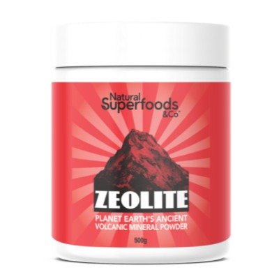 Micronized Zeolite (Clinoptilolite) 500g by NATURAL SUPERFOODS & CO