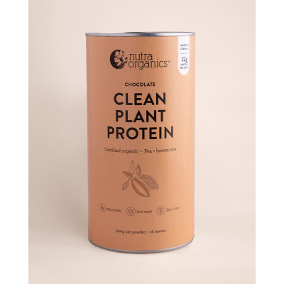 Clean Plant Protein Chocolate 500g by NUTRA ORGANICS
