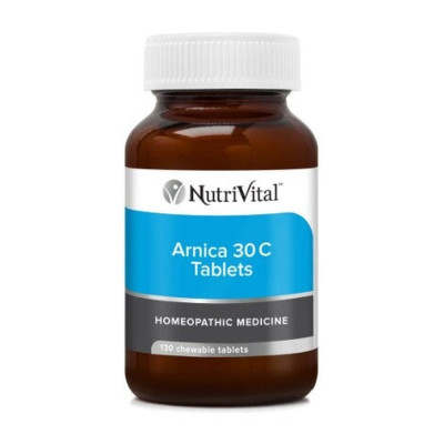 Arnica 30c Chewable Tablets (130) by NUTRIVITAL