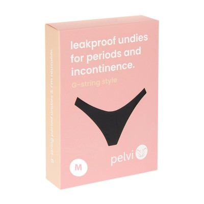 Leakproof Underwear G-String - Black M by PEVLI