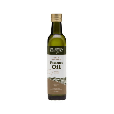 Cold Pressed Peanut Oil 375ml by PLENTY