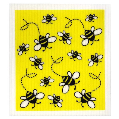100% Compostable Dishcloth - Bees by RETRO KITCHEN