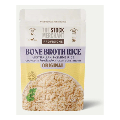 Bone Broth Rice Original 250g by THE STOCK MERCHANT PROVISIONS