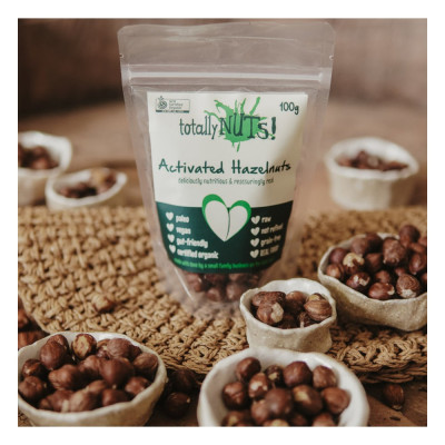 Activated Hazelnuts 100g by TOTALLY NUTS