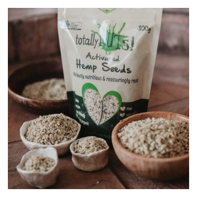 Activated Hemp Seeds 100g by TOTALLY NUTS