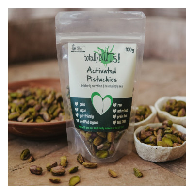 Activated Pistachios 100g by TOTALLY NUTS